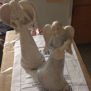 Two Beautiful Angel Statues